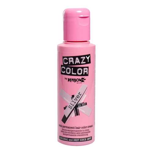 Краска для волос Renbow Crazy Color Semi-Permanent Hair Color Cream 27 Silver 100 мл в Mirra