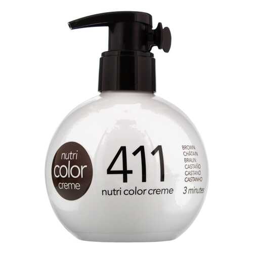 Краска для волос Revlon Professional Nutri Color Creme 411 Коричневый 270 мл в Mirra