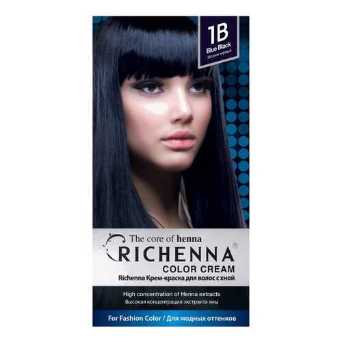 Краска для волос RICHENNA Color Cream 1B Blue Black в Mirra