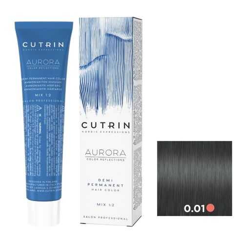 Крем-краситель AURORA DEMI PERMANENT CUTRIN 0.01 серебряная пыль 60 мл в Mirra