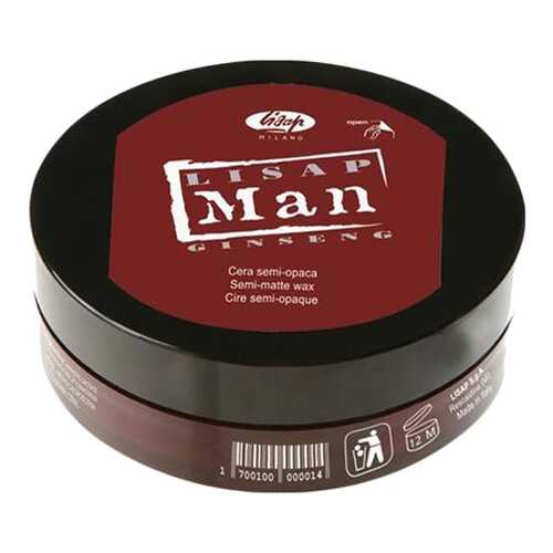 Воск для укладки волос Lisap Milano Man Semi-Matte Wax Матирующий, 100 мл в Mirra