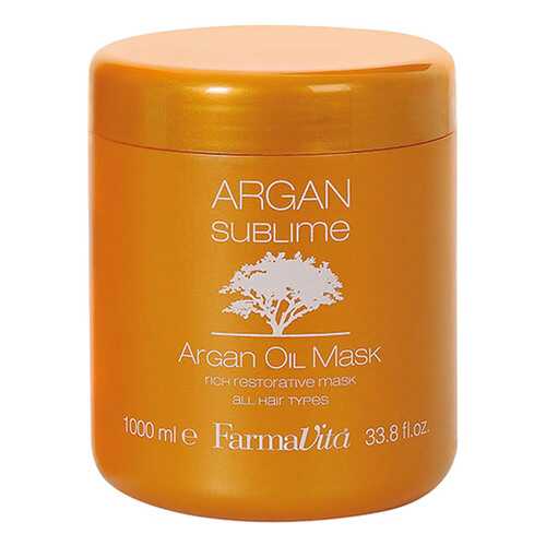 Маска для волос с аргановым маслом FarmaVita Argan Sublime 1000 мл в Mirra
