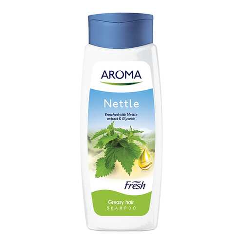 Шампунь Aroma Fresh с крапивой для жирных волос 400 мл в Mirra