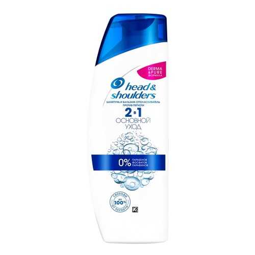 Шампунь и бальзам-ополаскиватель Head & Shoulders против перхоти 2в1 Основной уход 300мл в Mirra