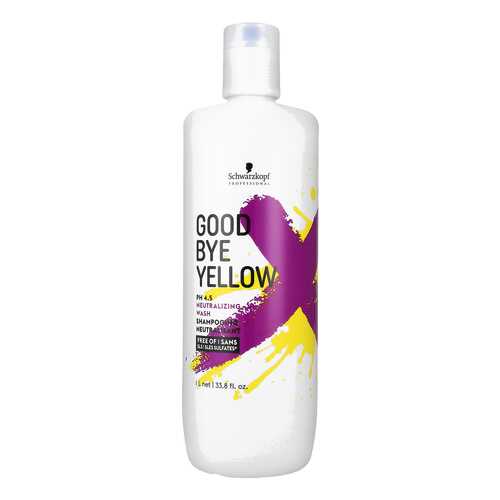 Шампунь Schwarzkopf Professional Goodbye Yellow Shampoo 1000 мл в Mirra
