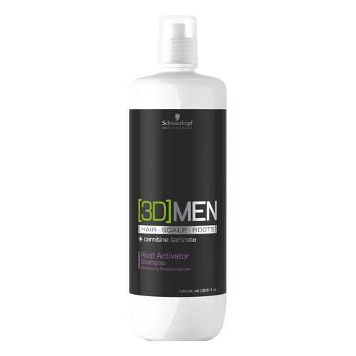 Шампунь Schwarzkopf Professional Root Activator Shampoo 3D Men 1000 мл в Mirra