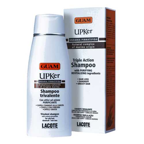 Шампунь тройного действия Guam UPKer Shampoo Trivalente 200 мл в Mirra